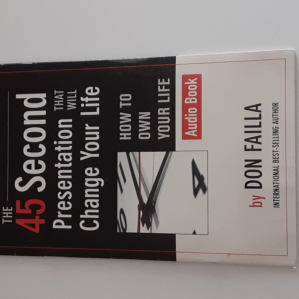 45 Second Presentation by Don Failla 2-CD Audio Book